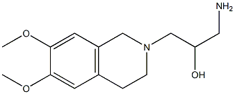 1-amino-3-(6,7-dimethoxy-1,2,3,4-tetrahydroisoquinolin-2-yl)propan-2-ol|