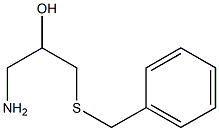 1-amino-3-(benzylsulfanyl)propan-2-ol 结构式