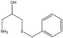 1-amino-3-(benzylsulfanyl)propan-2-ol 化学構造式