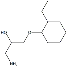 1-amino-3-[(2-ethylcyclohexyl)oxy]propan-2-ol