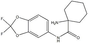 1-amino-N-(2,2-difluoro-2H-1,3-benzodioxol-5-yl)cyclohexane-1-carboxamide