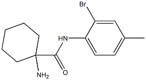 1-amino-N-(2-bromo-4-methylphenyl)cyclohexanecarboxamide