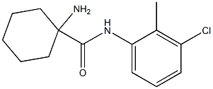 1-amino-N-(3-chloro-2-methylphenyl)cyclohexanecarboxamide Structure