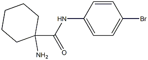 1-amino-N-(4-bromophenyl)cyclohexanecarboxamide Structure