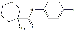 1-amino-N-(4-iodophenyl)cyclohexane-1-carboxamide Structure