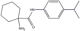 1-amino-N-[4-(propan-2-yl)phenyl]cyclohexane-1-carboxamide