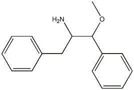 1-benzyl-2-methoxy-2-phenylethylamine 化学構造式