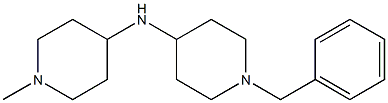 1-benzyl-N-(1-methylpiperidin-4-yl)piperidin-4-amine Structure
