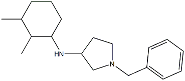 1-benzyl-N-(2,3-dimethylcyclohexyl)pyrrolidin-3-amine Struktur