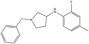 1-benzyl-N-(2-fluoro-4-methylphenyl)pyrrolidin-3-amine