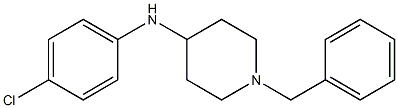 1-benzyl-N-(4-chlorophenyl)piperidin-4-amine Structure