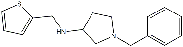  1-benzyl-N-(thiophen-2-ylmethyl)pyrrolidin-3-amine