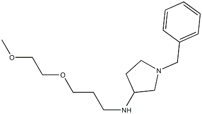 1-benzyl-N-[3-(2-methoxyethoxy)propyl]pyrrolidin-3-amine Structure