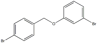 1-bromo-3-[(4-bromophenyl)methoxy]benzene Structure