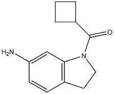 1-cyclobutanecarbonyl-2,3-dihydro-1H-indol-6-amine Structure