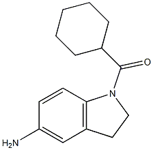 1-cyclohexanecarbonyl-2,3-dihydro-1H-indol-5-amine,,结构式