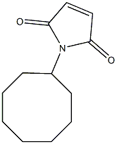 1-cyclooctyl-2,5-dihydro-1H-pyrrole-2,5-dione Structure