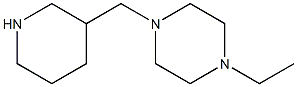 1-ethyl-4-(piperidin-3-ylmethyl)piperazine Struktur