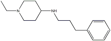 1-ethyl-N-(3-phenylpropyl)piperidin-4-amine Structure