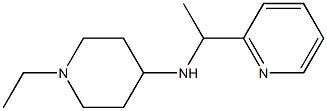 1-ethyl-N-[1-(pyridin-2-yl)ethyl]piperidin-4-amine 结构式