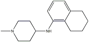 1-methyl-N-(5,6,7,8-tetrahydronaphthalen-1-yl)piperidin-4-amine Structure