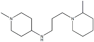 1-methyl-N-[3-(2-methylpiperidin-1-yl)propyl]piperidin-4-amine Structure