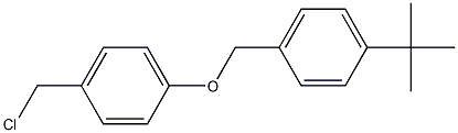 1-tert-butyl-4-[4-(chloromethyl)phenoxymethyl]benzene Structure