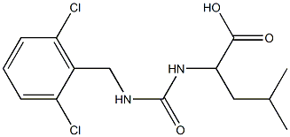 2-({[(2,6-dichlorophenyl)methyl]carbamoyl}amino)-4-methylpentanoic acid