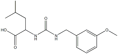  2-({[(3-methoxyphenyl)methyl]carbamoyl}amino)-4-methylpentanoic acid