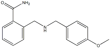 2-({[(4-methoxyphenyl)methyl]amino}methyl)benzamide Structure