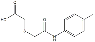 2-({[(4-methylphenyl)carbamoyl]methyl}sulfanyl)acetic acid