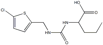 2-({[(5-chlorothiophen-2-yl)methyl]carbamoyl}amino)pentanoic acid