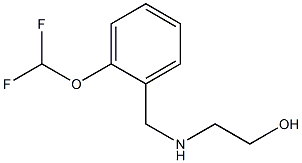 2-({[2-(difluoromethoxy)phenyl]methyl}amino)ethan-1-ol|