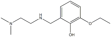 2-({[2-(dimethylamino)ethyl]amino}methyl)-6-ethoxyphenol Structure