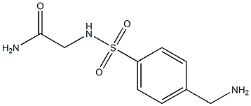 2-({[4-(aminomethyl)phenyl]sulfonyl}amino)acetamide Structure