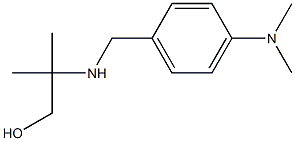 2-({[4-(dimethylamino)phenyl]methyl}amino)-2-methylpropan-1-ol,,结构式