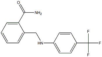 2-({[4-(trifluoromethyl)phenyl]amino}methyl)benzamide