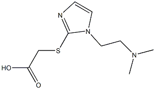 2-({1-[2-(dimethylamino)ethyl]-1H-imidazol-2-yl}sulfanyl)acetic acid