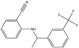  2-({1-[3-(trifluoromethyl)phenyl]ethyl}amino)benzonitrile