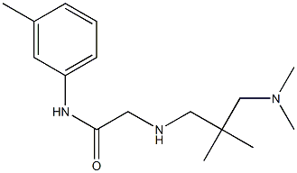 2-({2-[(dimethylamino)methyl]-2-methylpropyl}amino)-N-(3-methylphenyl)acetamide