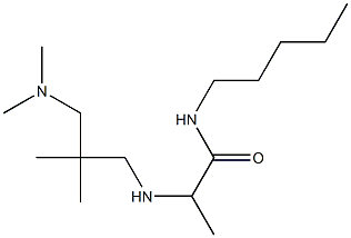 2-({2-[(dimethylamino)methyl]-2-methylpropyl}amino)-N-pentylpropanamide|