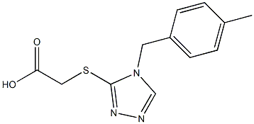 2-({4-[(4-methylphenyl)methyl]-4H-1,2,4-triazol-3-yl}sulfanyl)acetic acid