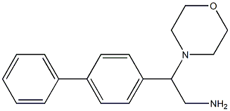 2-(1,1'-biphenyl-4-yl)-2-morpholin-4-ylethanamine 化学構造式