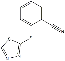 2-(1,3,4-thiadiazol-2-ylsulfanyl)benzonitrile