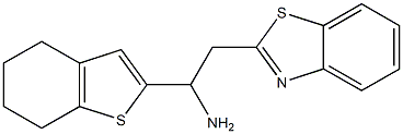 2-(1,3-benzothiazol-2-yl)-1-(4,5,6,7-tetrahydro-1-benzothiophen-2-yl)ethan-1-amine