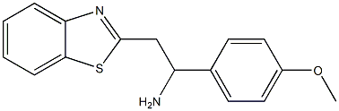 2-(1,3-benzothiazol-2-yl)-1-(4-methoxyphenyl)ethan-1-amine
