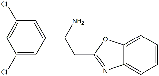 2-(1,3-benzoxazol-2-yl)-1-(3,5-dichlorophenyl)ethan-1-amine Structure