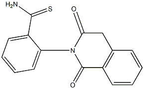 2-(1,3-dioxo-1,2,3,4-tetrahydroisoquinolin-2-yl)benzene-1-carbothioamide Structure