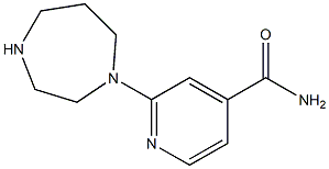 2-(1,4-diazepan-1-yl)isonicotinamide 结构式