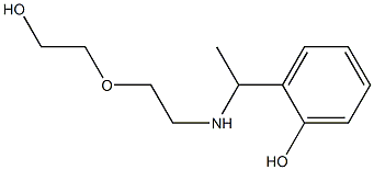 2-(1-{[2-(2-hydroxyethoxy)ethyl]amino}ethyl)phenol